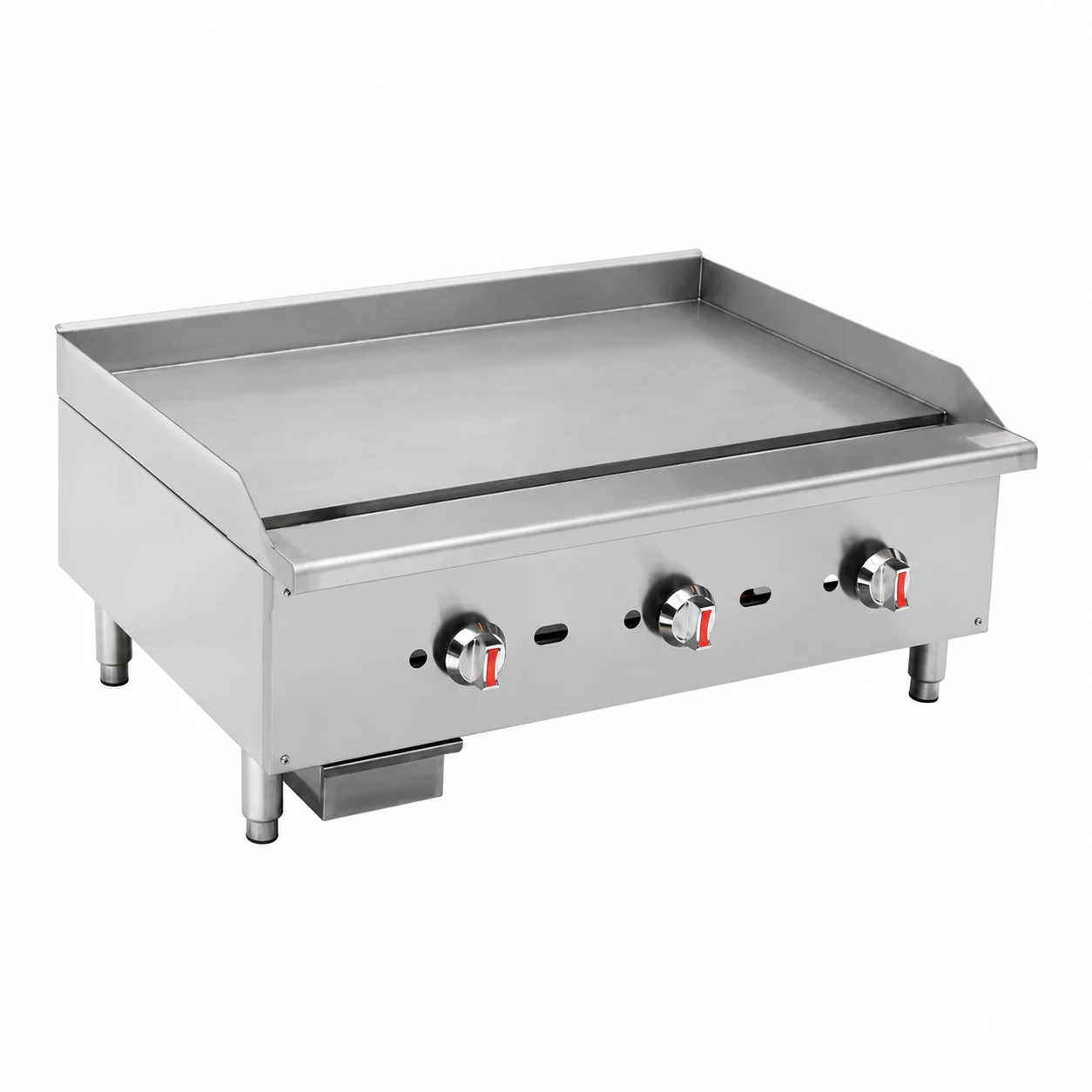 Gas thermostat control 36'' Griddle with safety